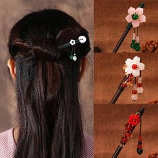 hair, Tassels, Flowers, koreanversion