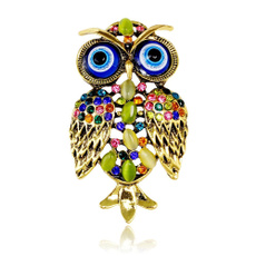 Owl, DIAMOND, Coat, Jewelry