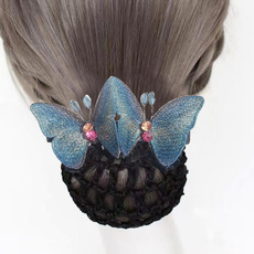 Clothing & Accessories, Hair Clip, artificialflowerhairclip, crystalhairaccessorie
