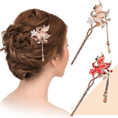 Traditional, Tassels, Chinese, curlinghairpin