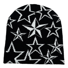 Star, Beanie, y2k, winter cap