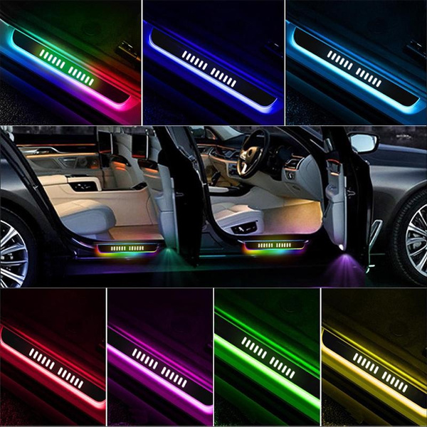 Car Led Door Sill Pro Car Led Door Sill Adsorption Lights Strip