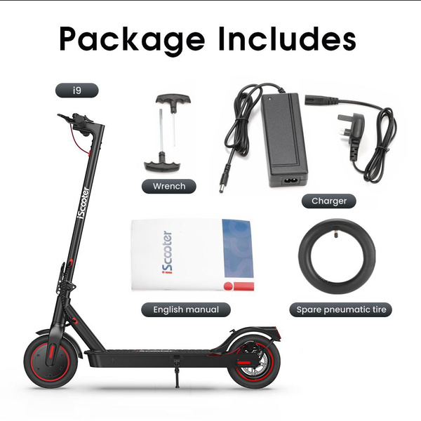 iScooter i9 Electric Scooter Adults 350W Scooter Electric escooter 7 ...