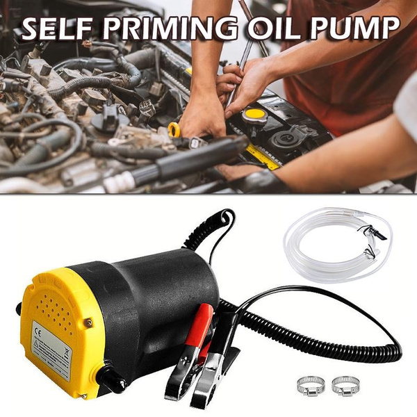 Oil Change Pump Extractor 12V 60W Fluid Pump Tubes Truck Rv Boat ATV Wish