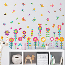 animalwallsticker, Flowers, Butterflies, Colorful