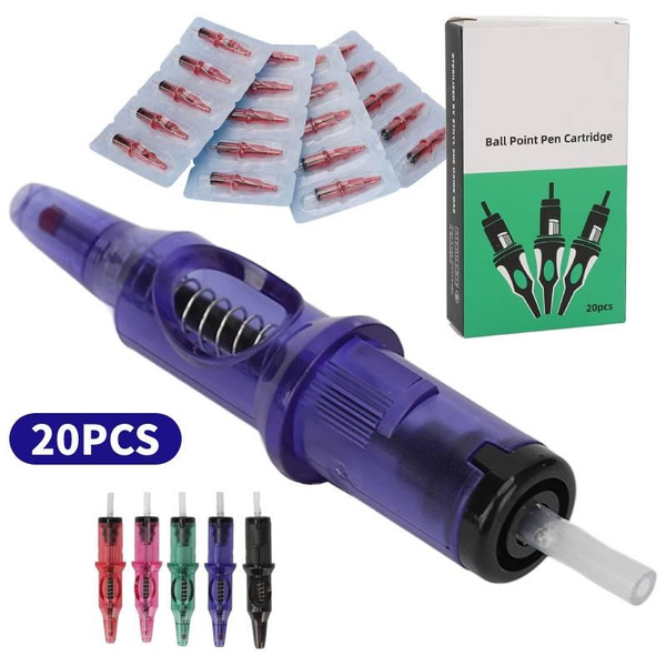 20pcs 5ml Tattoo Ballpoint Pen Cartridges Liner Shader Ink Ballpen