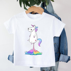 cute, childrentshirt, unicornshortsleeve, kawaiitshirt