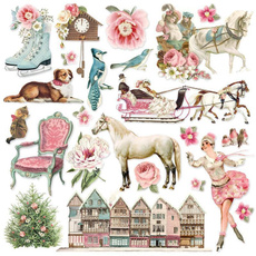Vintage, diycarddecoration, Winter, junkjournalsticker
