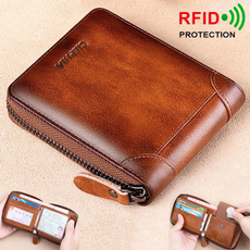 leather wallet, shortwallet, Fashion, Bags