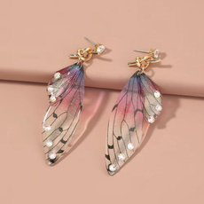 butterfly, Fashion, butterfly earrings, Colorful