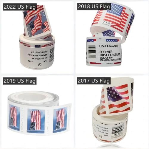 U.S. Flag Forever Stamps USPS First Class Postage Stamps Flag 2019/2023