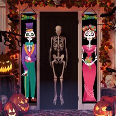 ghost, scary, Door, skull