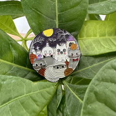 Fashion, metalenamelpin, Jewelry, enamel