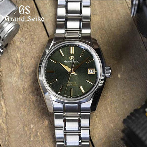 Grand Seiko GS Watch for Men Three Needle Exquisite Dial Auto Date Analog Quartz Movement Staineless Steel Watch