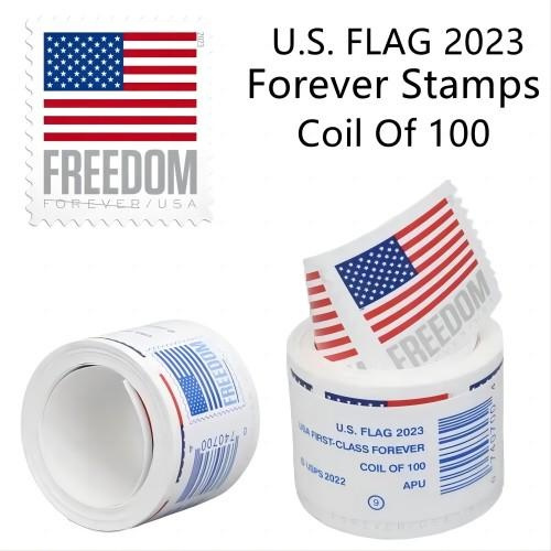 Forever Stamps 2023 Mail Postage Stamps U.S. Flag Stamps Wish