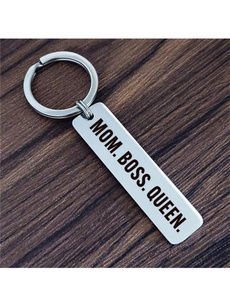 Steel, Stainless, Key Chain, chirstma