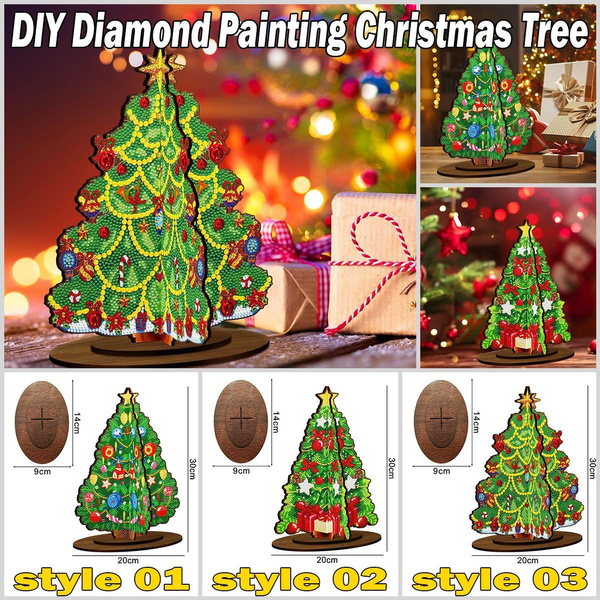 5d Diamond Painting Christmas Ornaments