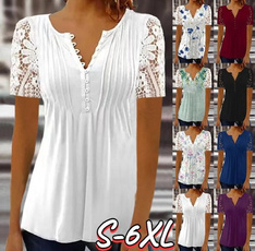 blouse, Summer, Plus Size, Cotton Shirt