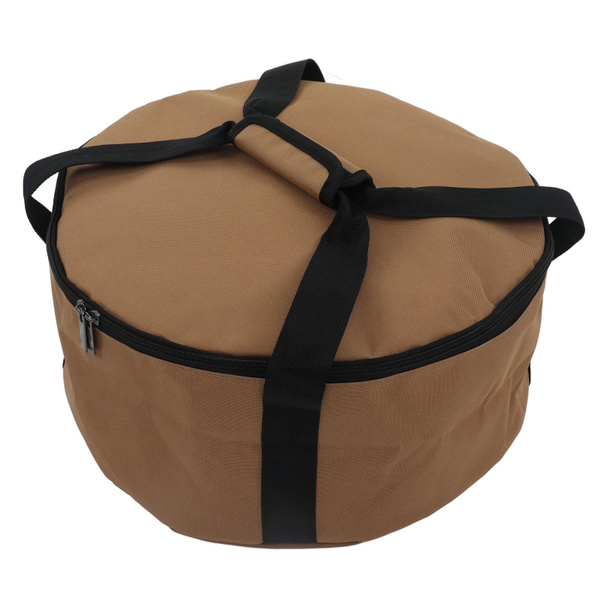 Camping Dishes Bag Zipper Soft Handles Straps BBQ Dustproof Casual