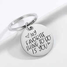 Key Chain, stamped, Gifts, interesting