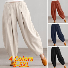 Women Pants, elasticwaistpant, harem, trousers