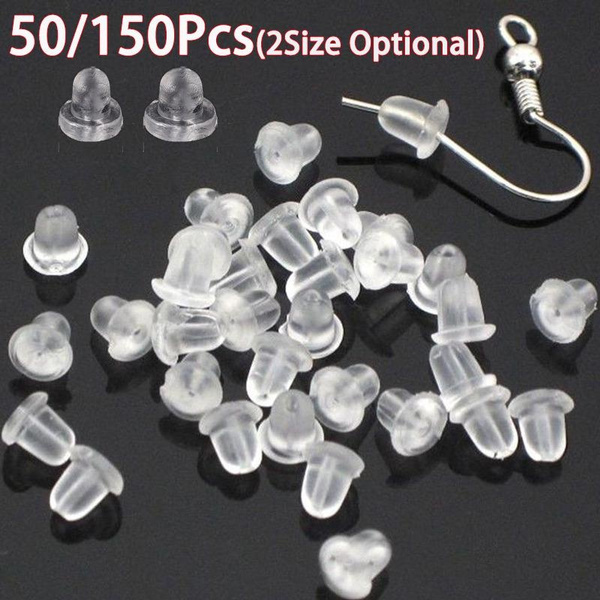 6mm soft rubber silicone rubber earring