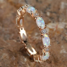 Ring, wedding ring, 925 silver rings, opalring