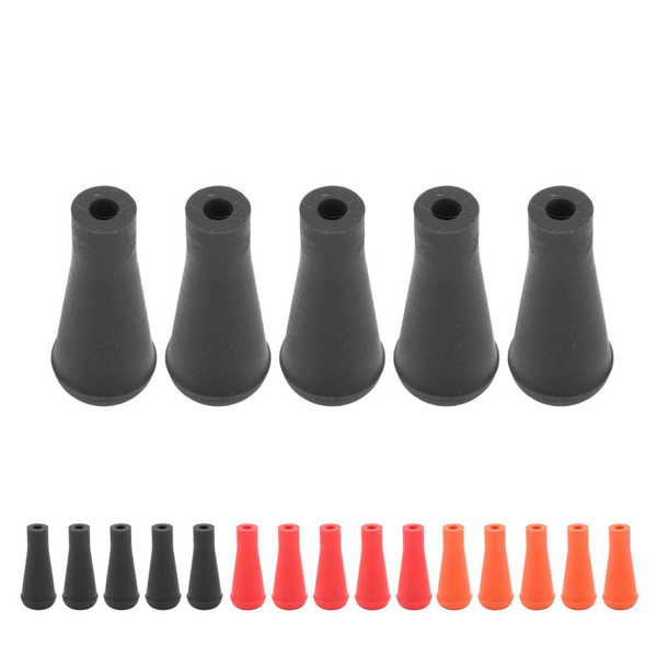 SHARROW 24-Pack Soft Rubber Arrowheads - 6mm Diameter, Safe Practice Tips For Youth Archery & Games