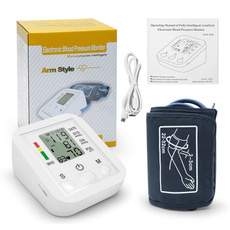 sphygmomanometer, portable, armbelttype, Clock