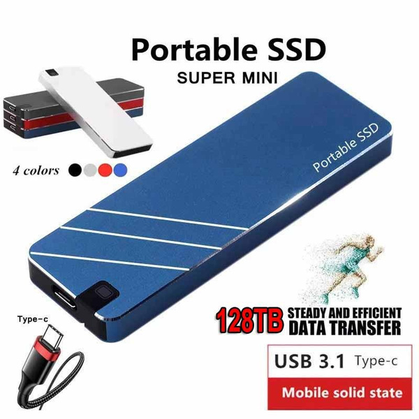 Portable SSD Mobile Solid State Drive High Capacity 1TB 2TB 8TB 16TB 30TB  60TB 128TB Hard Drive Storage Device Computer USB 3.1 Mobile Hard Drives |  Wish