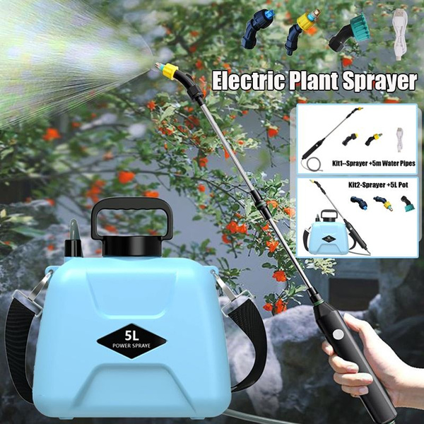 Electric Plant Sprayer Watering Spray Wand with USB Rechargeable ...