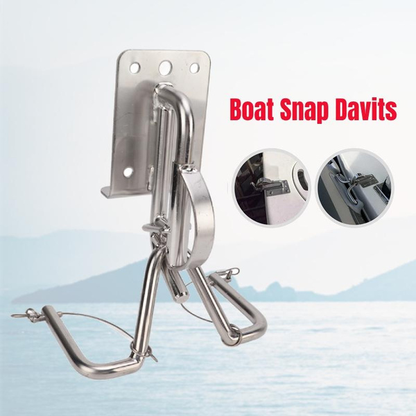 Stainless Steel Anchor Chain Tensioner Quick Release Snap Davits Set