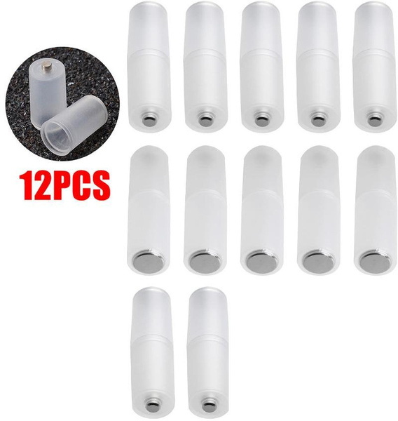 Plastic AAA To AA Battery Adapter Converter Portable Li-ion Converter - Foto 4