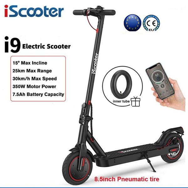 iScooter i9 Electric Scooters 350W 7.5Ah 30km/h Electric Scooter Adults