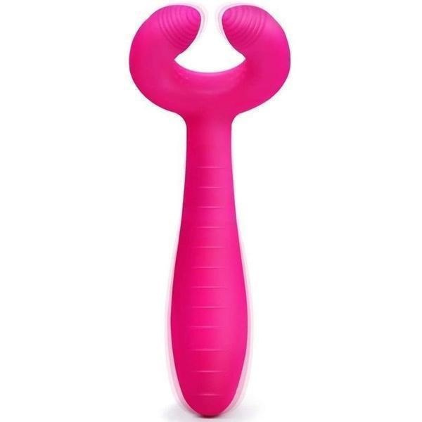 G-spot Anal Plug And Bullet Vibrator Rechargeable Dildo Double Penetration Sex Toys For Women