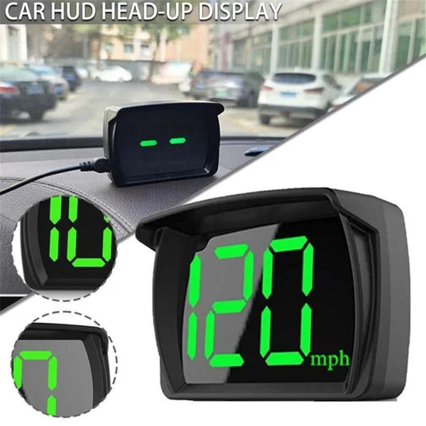 Digital GPS Speedometer Car Monitor Head Up Display Dual Chips Speed ...