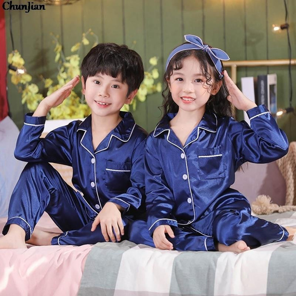 Baby best sale satin pajamas