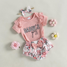 Baby, bowknot, Flowers, Sleeve
