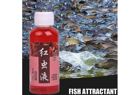 100/60/10ml Liquid Blood Worm Scent Fish Attractant Concentrated Red Worm  Liquid Fish Bait Additive Perch Catfish Fishing Accessories