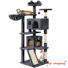 catkittenscratchingtree, Gray, cattree, petstoy