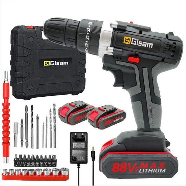 Cordless drill rechargeable discount batteries