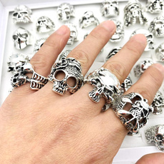 ringsformen, Moda, Joyería de pavo reales, skull