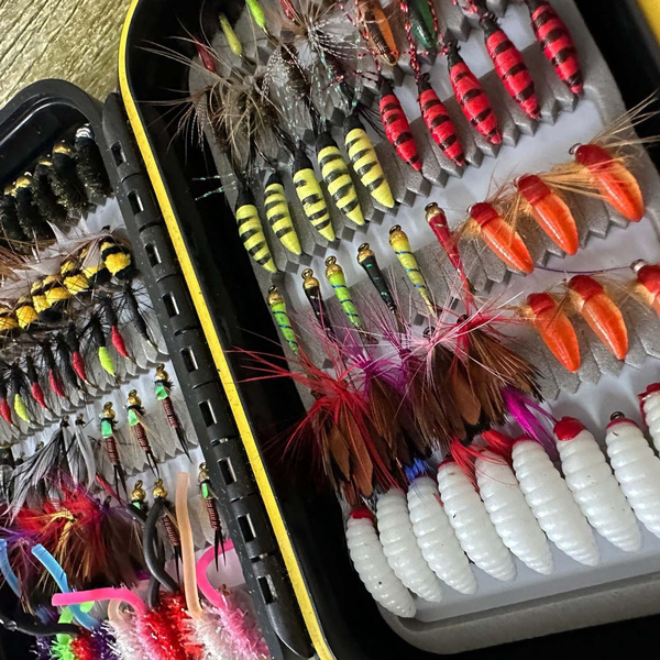 133pcs/Set Ultra-Thin Portable Nymph Scud Midge Flies Kit