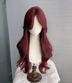 wig, Black wig, Fiber, Cosplay