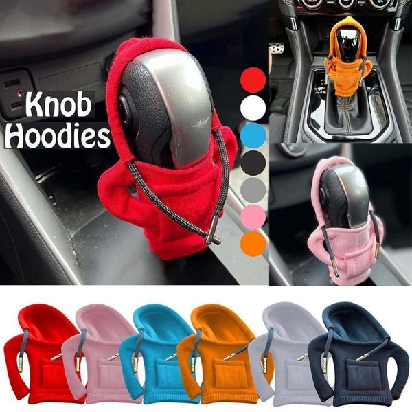 Fashion Hoodie Car Shift Knob Cover Manual Handle Gear Lever Decoration  Hoodie Cover Automatic Car Interior Accessories
