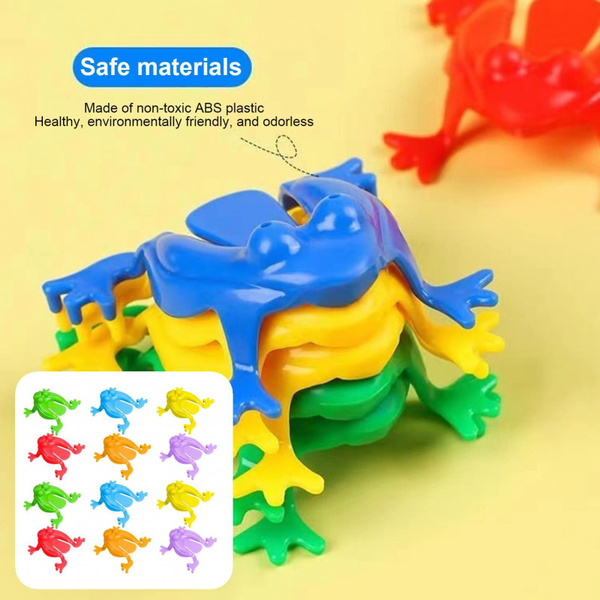 Frog Toys Nostalgic Toys Plastic Frog Jumping Frog Children and