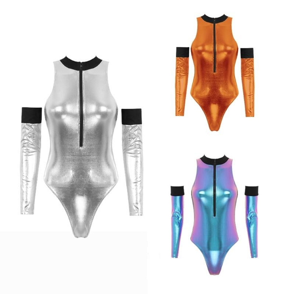 Women's Suit for Astronaut Cosplay Costume Bodysuit Dress Halloween