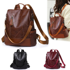 women's shoulder bags, travel backpack, School, ladyschoolbag