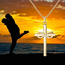 Fashion, Infinity, Cross necklace, Cross Pendant