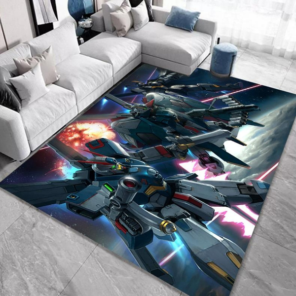 Gundam-Inspired Area Rug: Add a Touch of Mecha to Your Home Decor | Wish